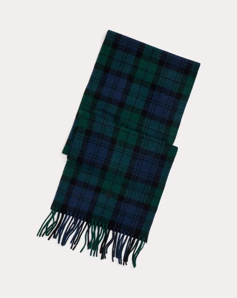 Tartan Fringe Wool Scarf | Ralph Lauren (UK)