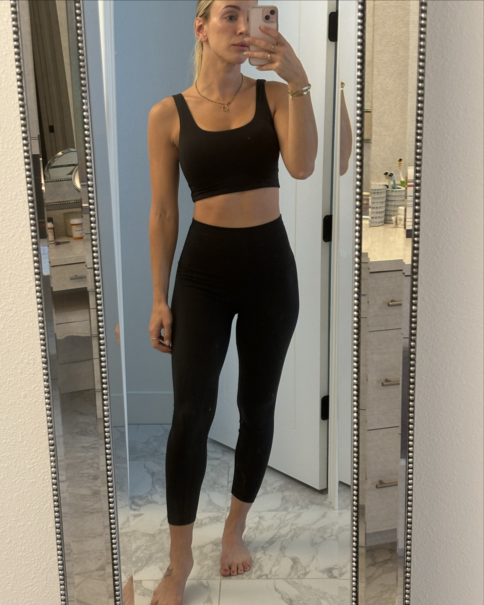 THE Lululemon DUPE without the Lululemon prices! These pieces are truly 25% what lulu would cost you and just as buttery soft and perfect for working out. I wear this to Barry’s hiit classes, yoga, Pilates etc. bra is only $28 and leggings are $33. A MUST HAVE if you like to workout or even just lounge in  

#LTKActive #LTKFitness #LTKFindsUnder50