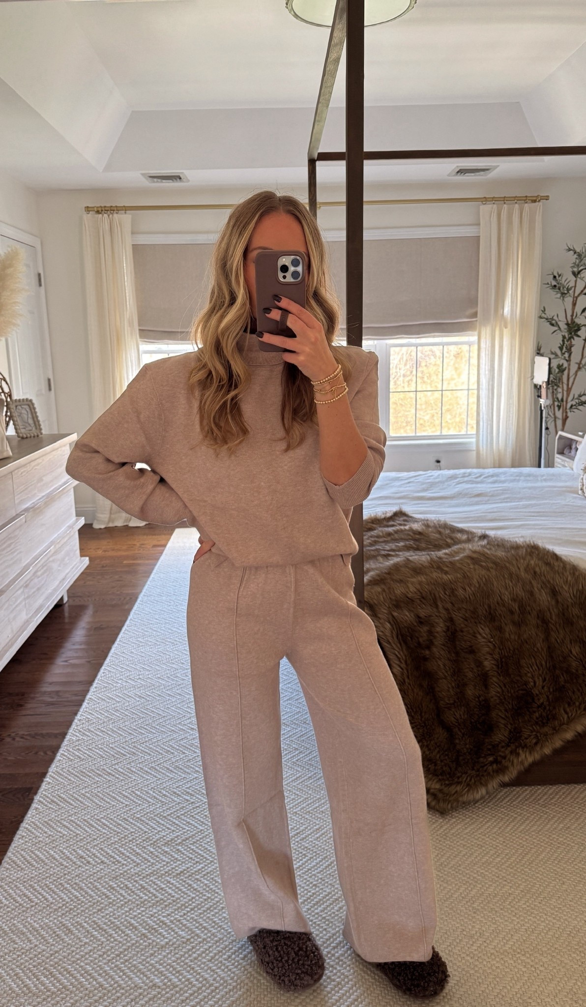 This set is such an easy Thanksgiving look. 🤎 Wearing a size small (comes in multiple colors) & these Amazon slippers.

#LTKHoliday #LTKShoeCrush #LTKStyleTip