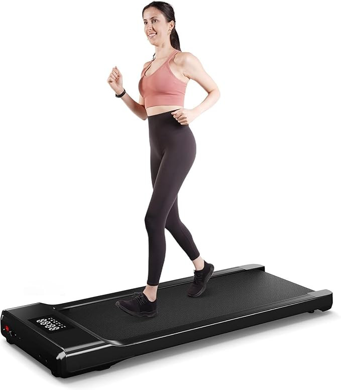 DeerRun Walking Pad 2 in 1 Under Desk Treadmill, 2.5HP Low Noise Walking Pad Running Jogging Mach... | Amazon (US)