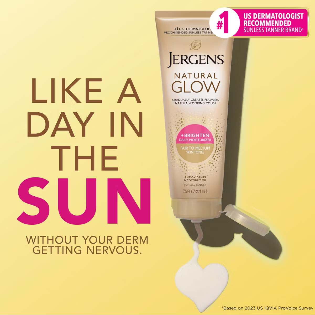 Jergens Natural Glow Daily Moisturizer Self Tanner Body Lotion Sunless Tanning | Target
