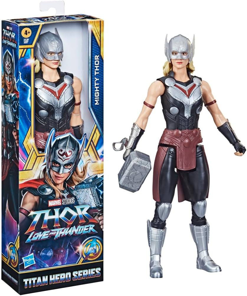 Marvel Avengers Titan Hero Series Mighty Thor Toy, 12-Inch-Scale Thor: Love and Thunder Figure wi... | Amazon (US)
