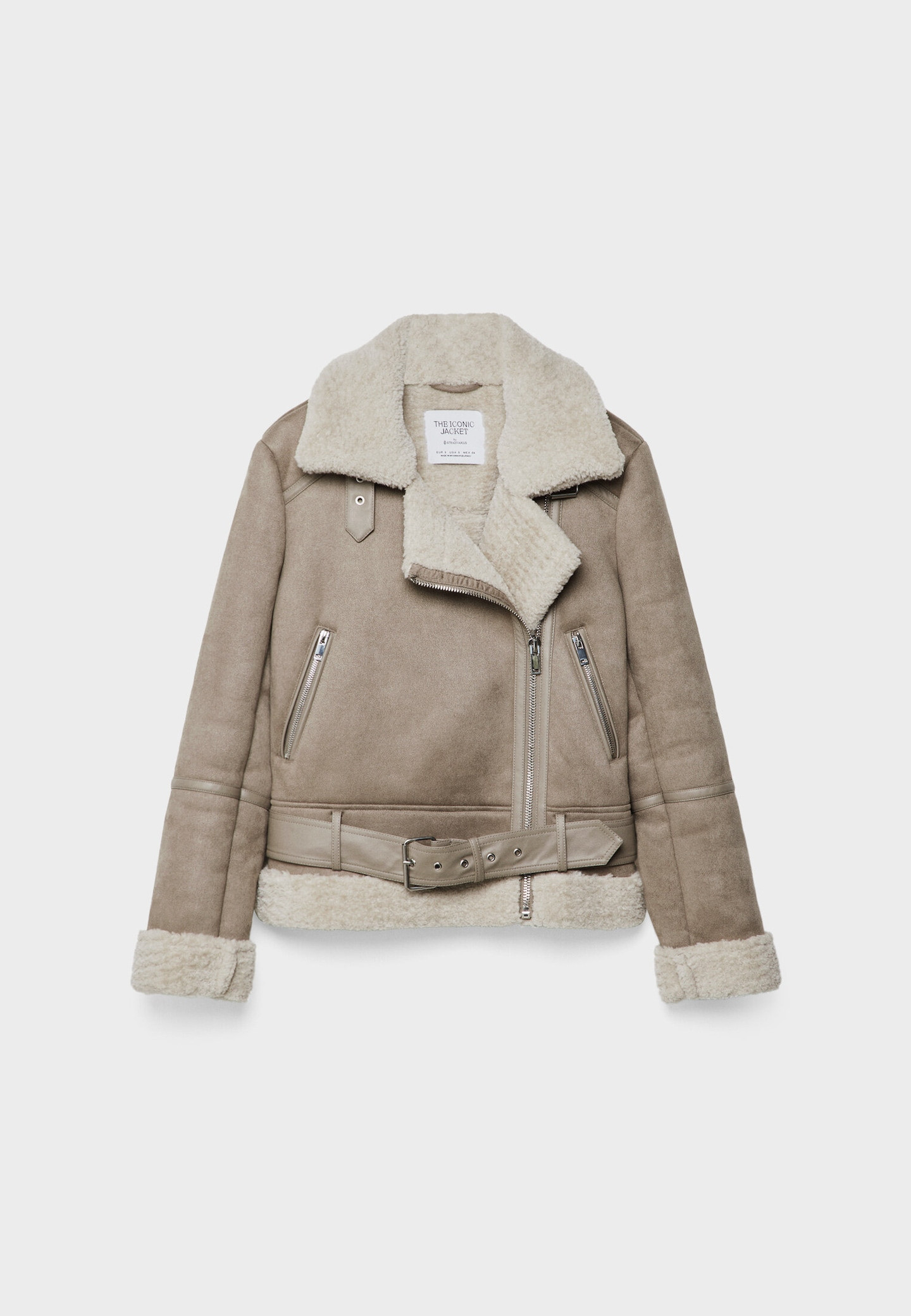 Cropped double-faced biker jacket - Women's fashion | Stradivarius United Kingdom | Stradivarius (UK)