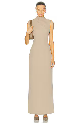 L'Academie by Marianna Ciana Maxi Dress in Beige from Revolve.com | Revolve Clothing (Global)