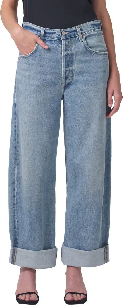 Ayla Baggy Organic Cotton Wide Leg Jeans | Nordstrom