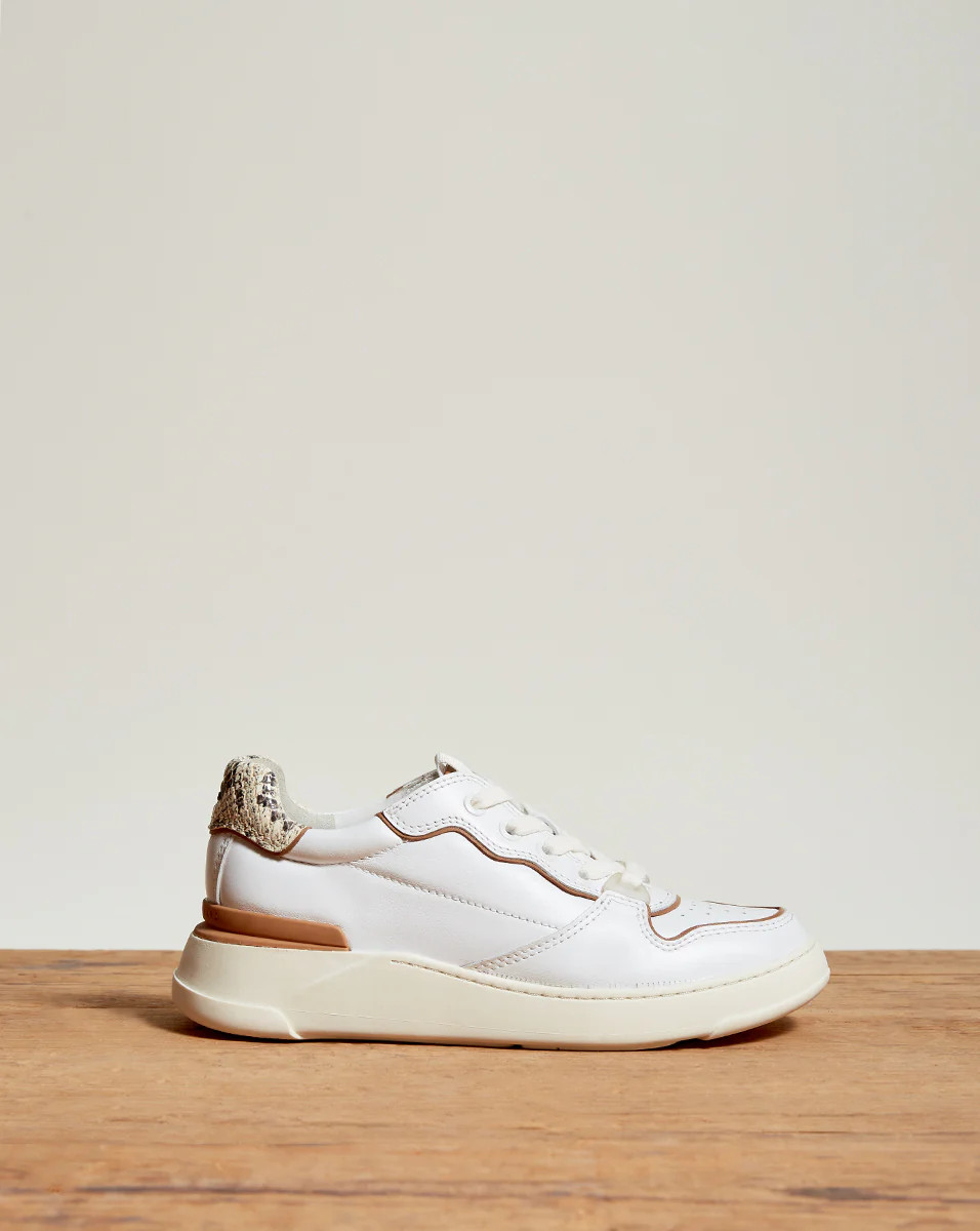 Toma White Sneaker | Veronica Beard