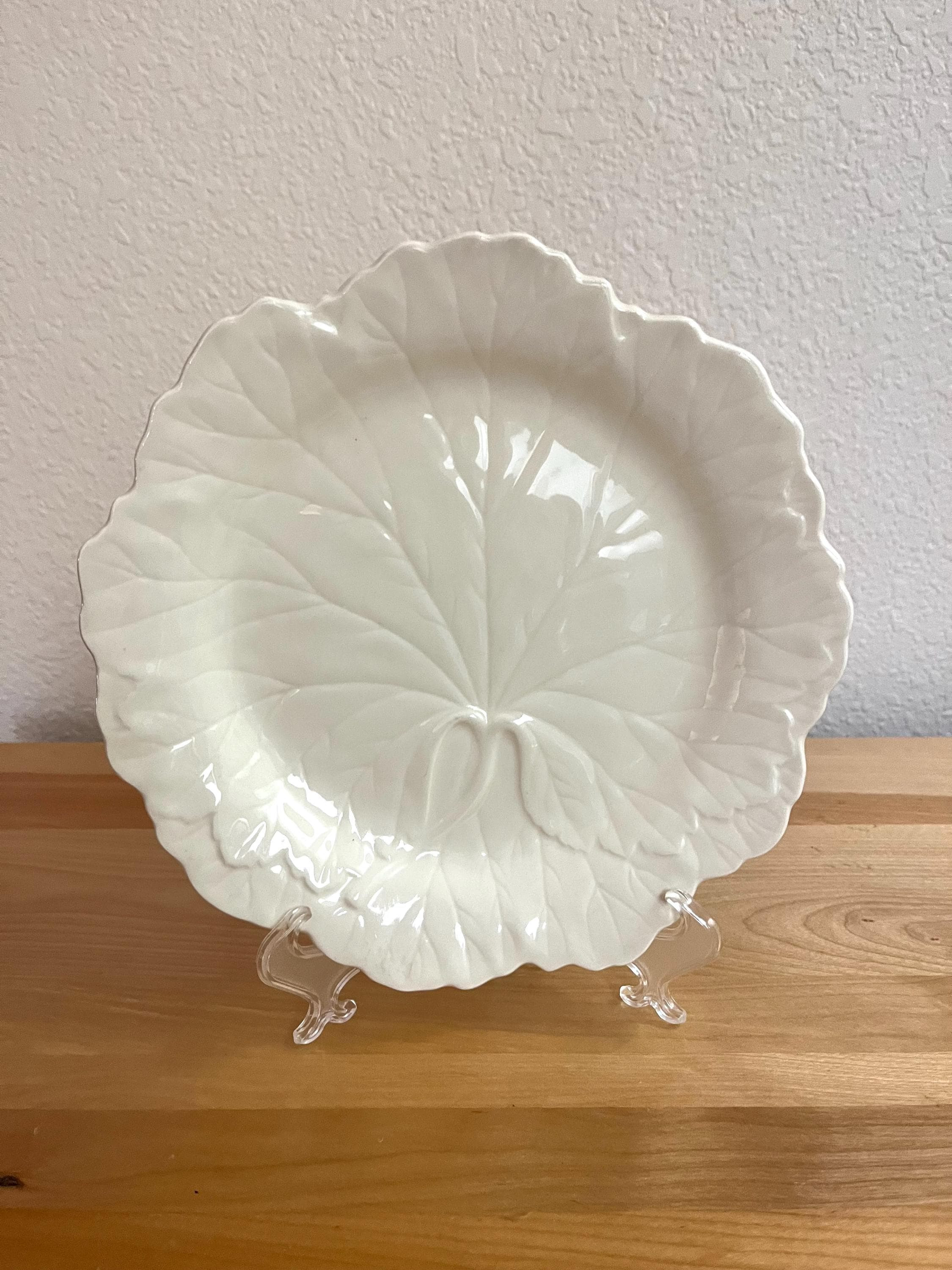 Wedgwood White Cabbage Salad Plate | Etsy (Global)