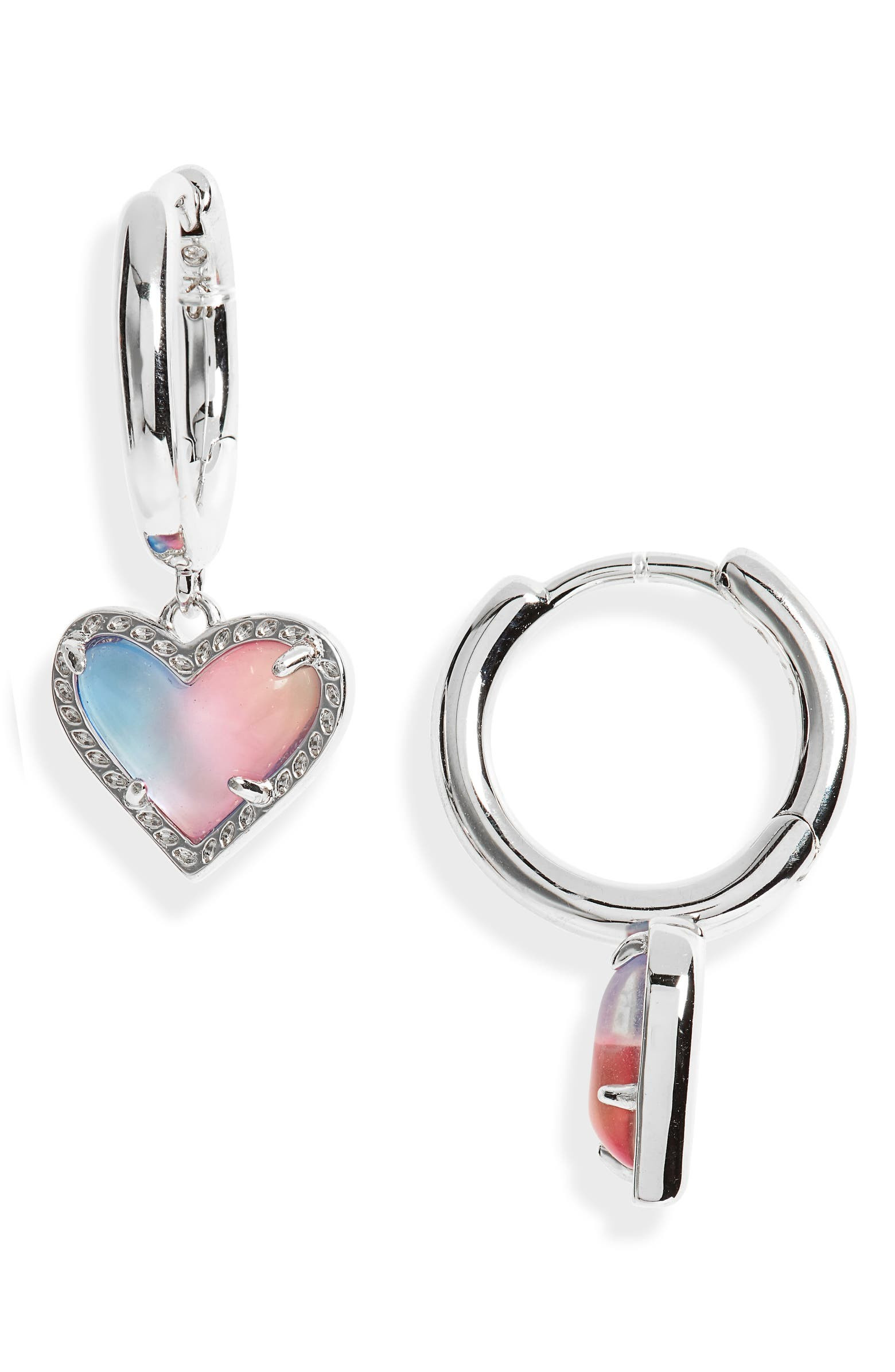 Ari Heart Huggie Hoop Earrings | Nordstrom