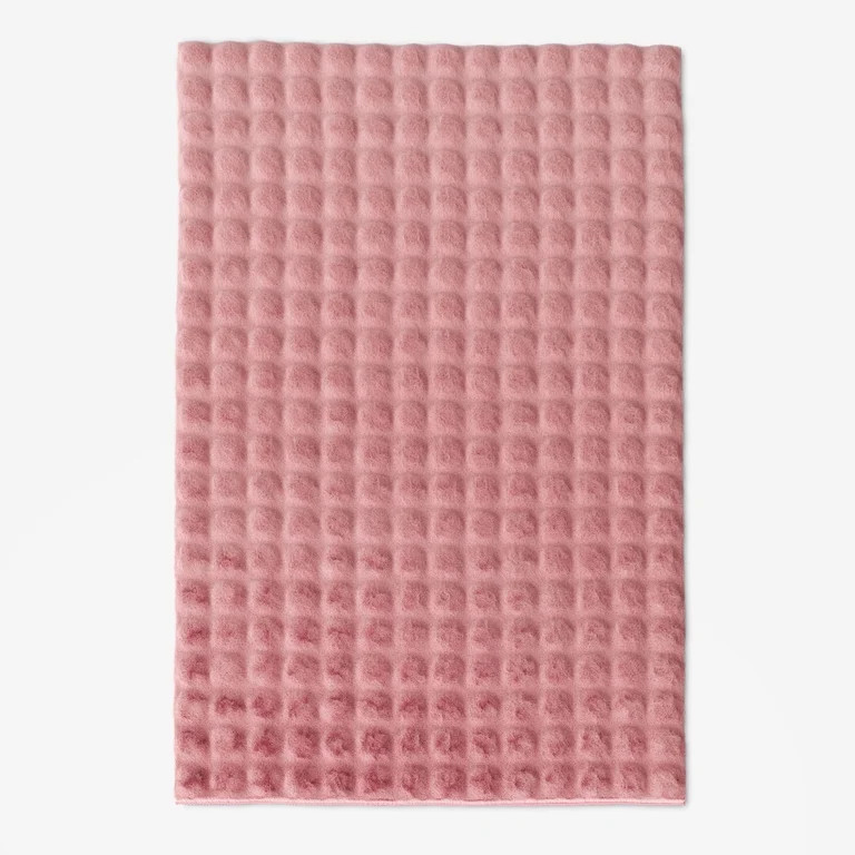 Mainstays Kids Light Pink Bubble Fur Rug, 4' x 6' | Walmart (US)