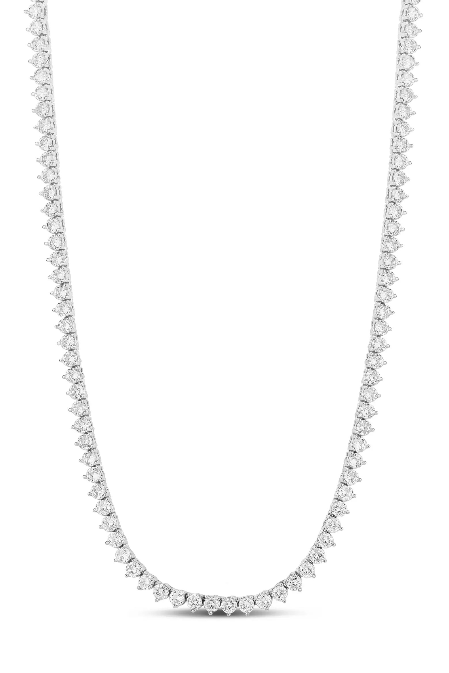 SHYMI Three Prong Round Tennis Necklace (Women) | Nordstrom | Nordstrom