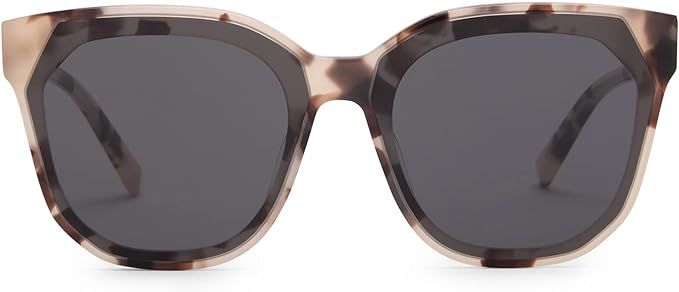 DIFF Eyewear Gia Designer Oversized Sunglasses for Women 100% UVA/UVB, Tortoise Frames | Amazon (US)