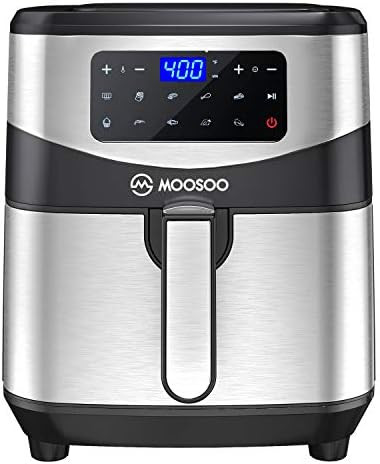 MOOSOO Air Fryer 1700W, 10-in-1 Electric Fryer with Digital Touch Screen, 7.4 QT Large Capacity, ... | Amazon (US)