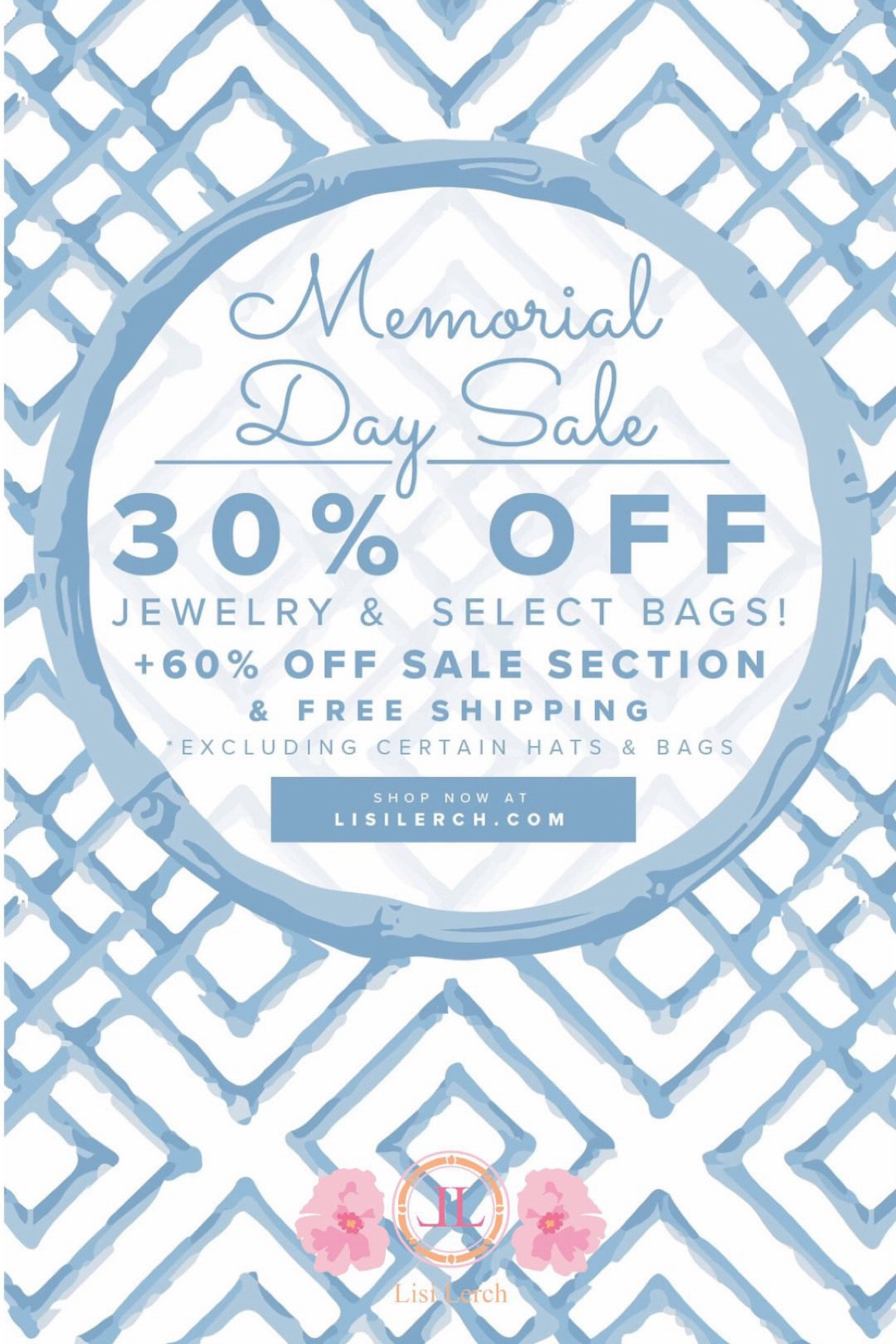 Lisi lerch Memorial Day sale 30% off