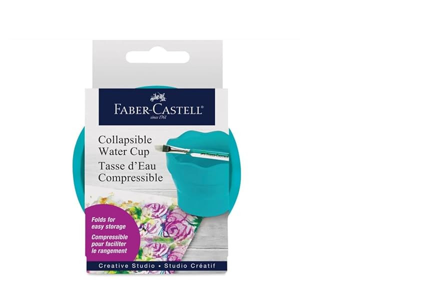 Faber-Castell Collapsible Water Cup - Reusable Artist Water Cup for Watercolor and Paint | Amazon (US)