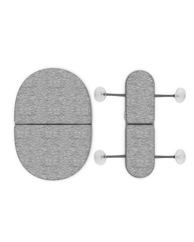 Lalo Knee & Elbow Saver - Foldable Padded Cushions for Bathtime, Quick-Dry, Suction Cups for Stability, Bath Kneeler Rest Set 17 x 11.5 in Knee Pad & 16 x 4.5 in Elbow Pad - Heather Grey | Amazon (US)