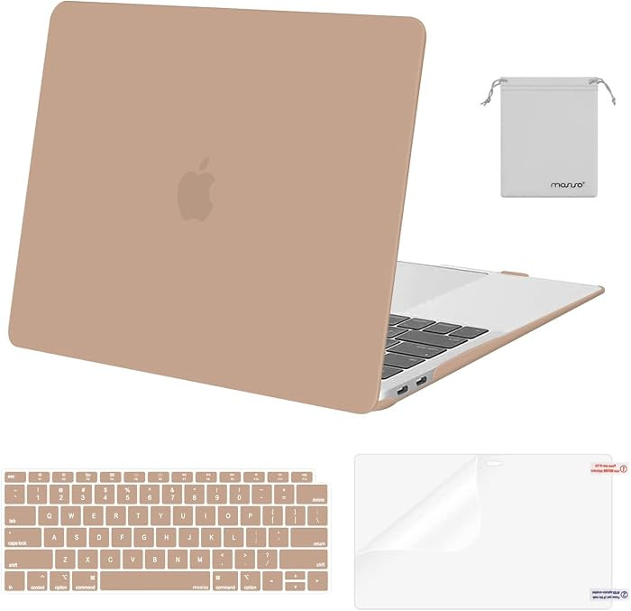MOSISO Compatible with MacBook Air 13 inch Case M1 Chip 2021-2018 Release A2337 A2179 A1932, Plas... | Amazon (US)