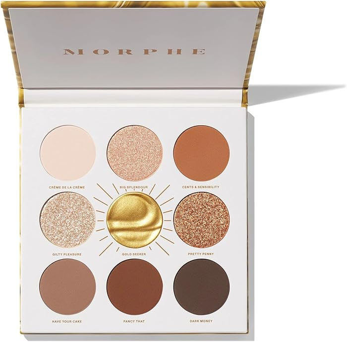 Morphe Rich & Foiled Artistry Palette - Foil-Effect Eyeshadow Palette with Matte, Shimmer & Foil ... | Amazon (US)