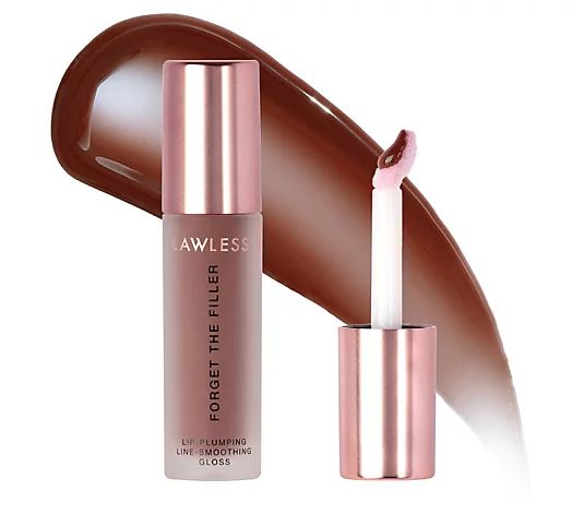 Lawless Beauty Forget The Filler Lip Plumping Gloss | QVC