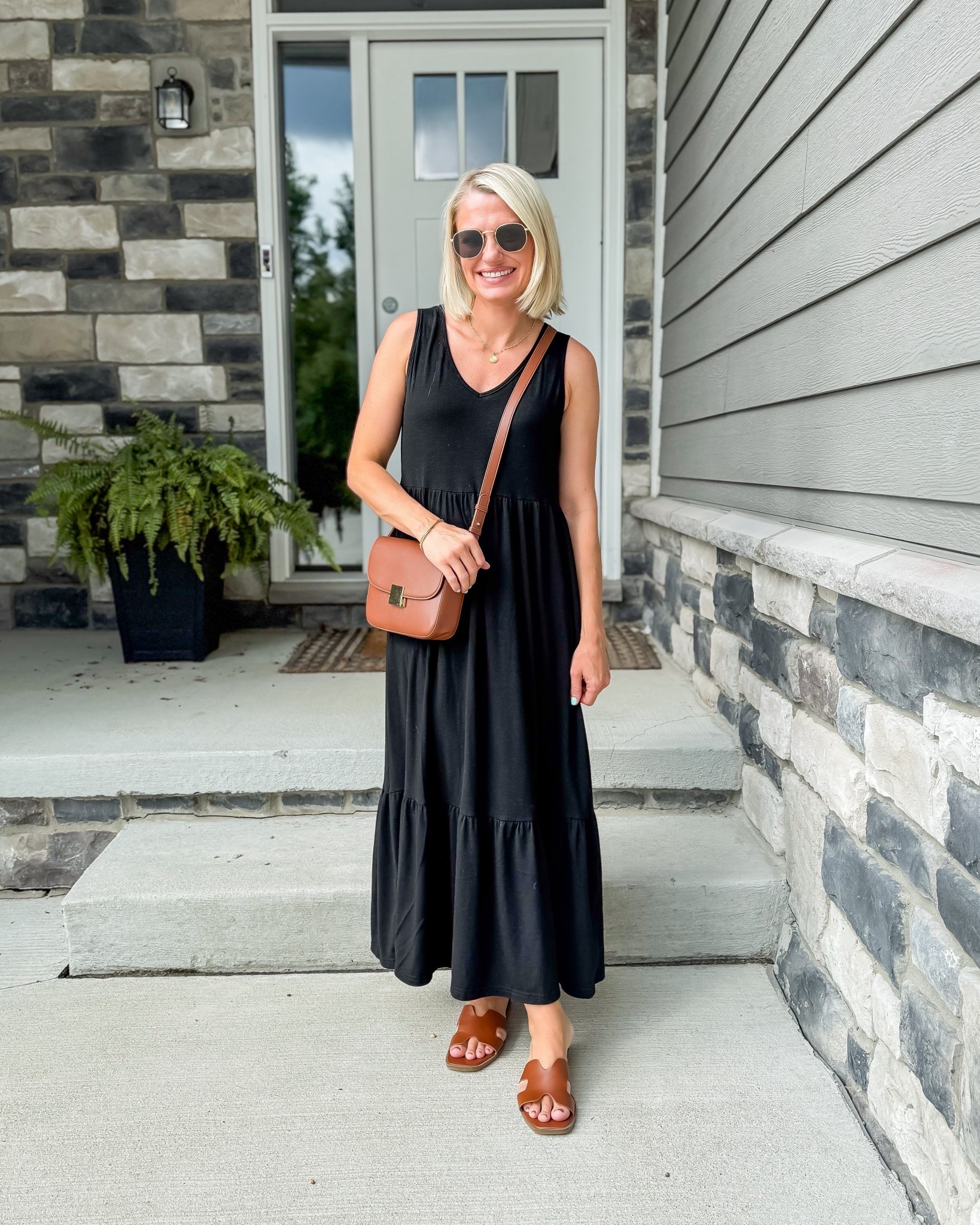 What I wore this week! An easy black dress is a go-to for me on a hot day! I’m wearing a small! 

#LTKPetite #LTKSeasonal #LTKStyleTip