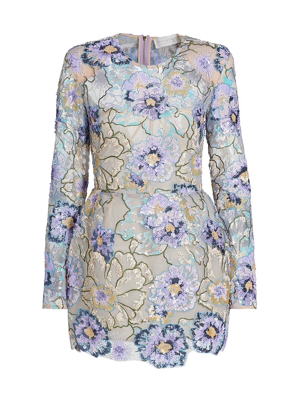 Violet Embellished Mini Dress | Saks Fifth Avenue