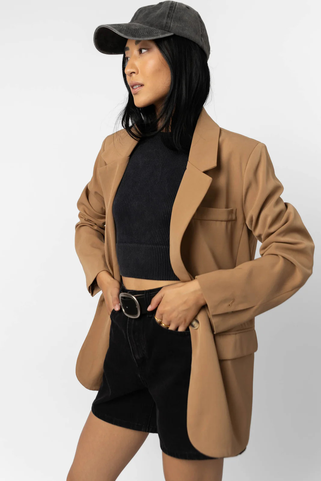 Crystal Blazer in Camel - FINAL SALE | Böhme US