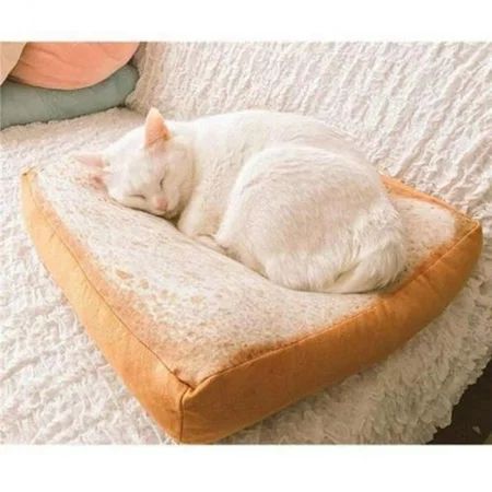 Creative Pet Mat Cat Dog Bed Washable Cushion Pillow Bread Toast Mattress | Walmart (US)