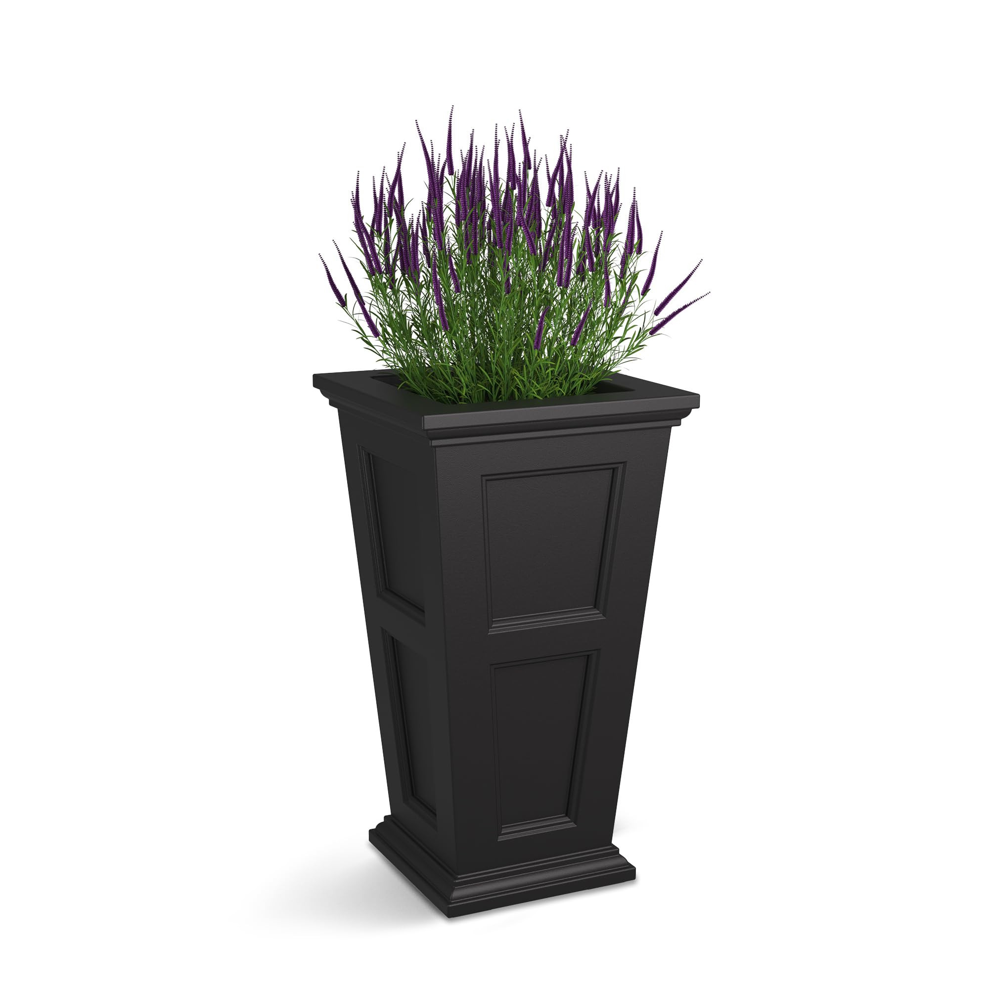 Mayne Fairfield 28-Inch Tall Planter – Self-Watering, Weather-Resistant Planter for Flowers – Durable Outdoor Design for Patio, Porch, or Entryway | Amazon (US)