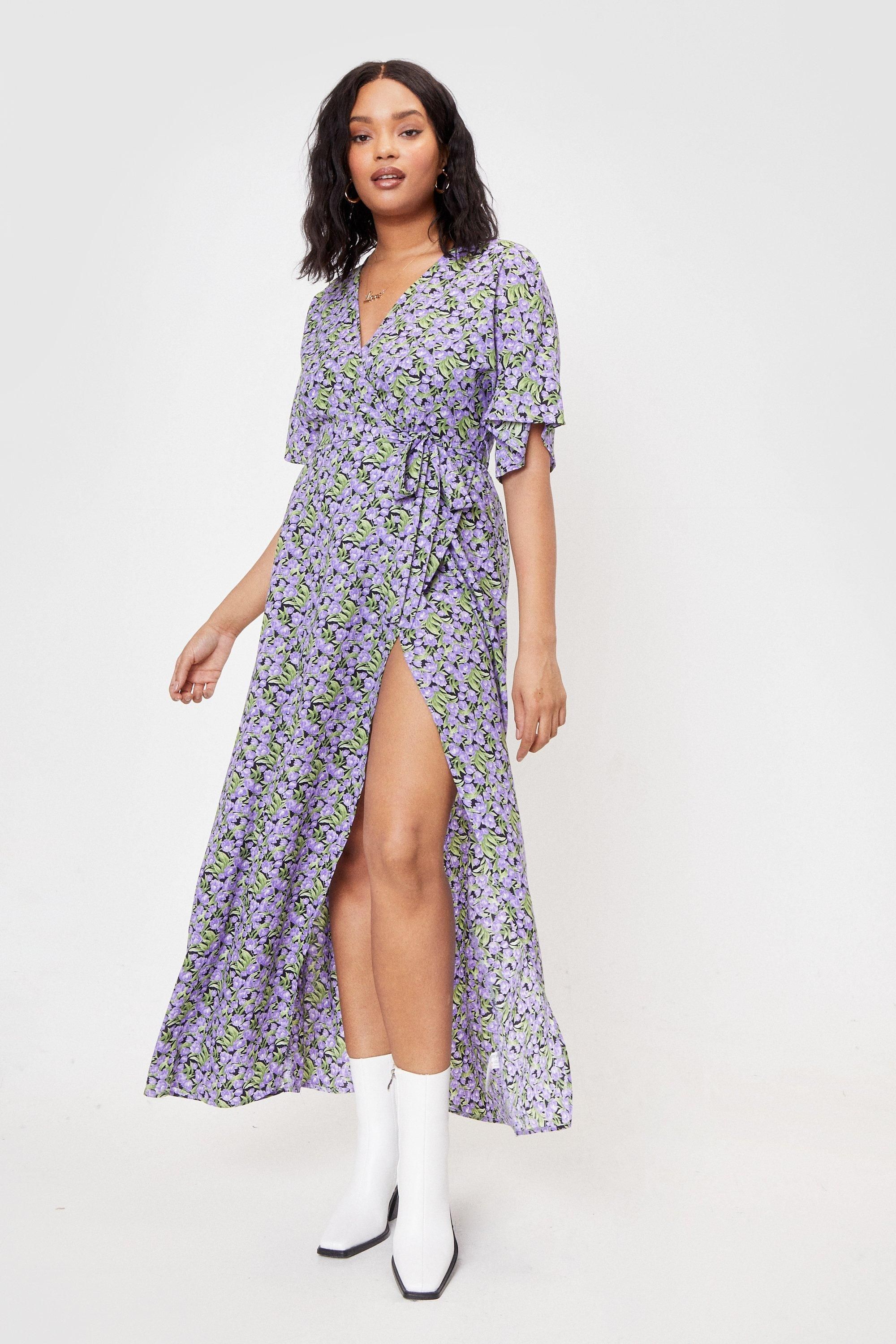 Leaf Me Out of It Plus Floral Maxi Dress | NastyGal (US & CA)
