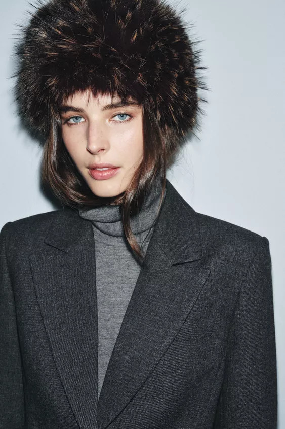 FAUX FUR HAT | Zara US