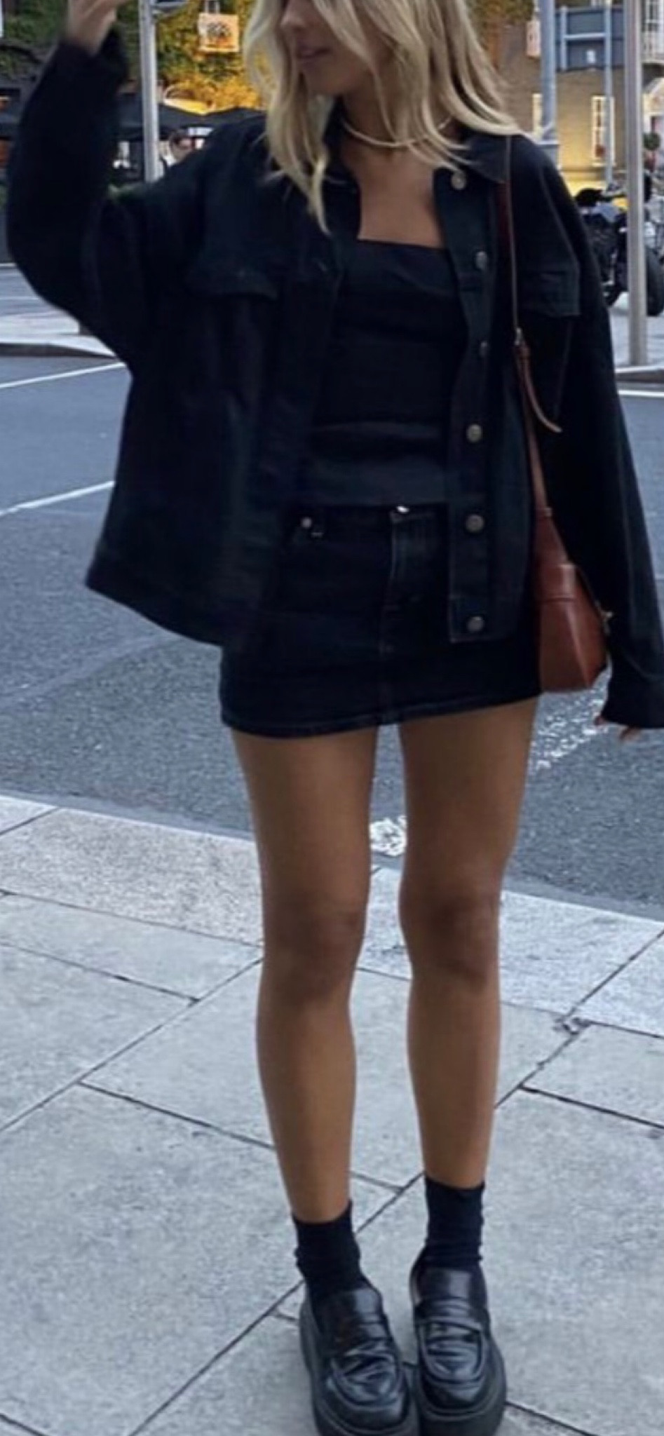 Black outfit, summer outfit, fall outfit, black skirt, black shoes, hair styles, date night outfit, ootd, adorable clothes, black jacket, 

#LTKshoecrush #LTKunder50 #LTKBacktoSchool