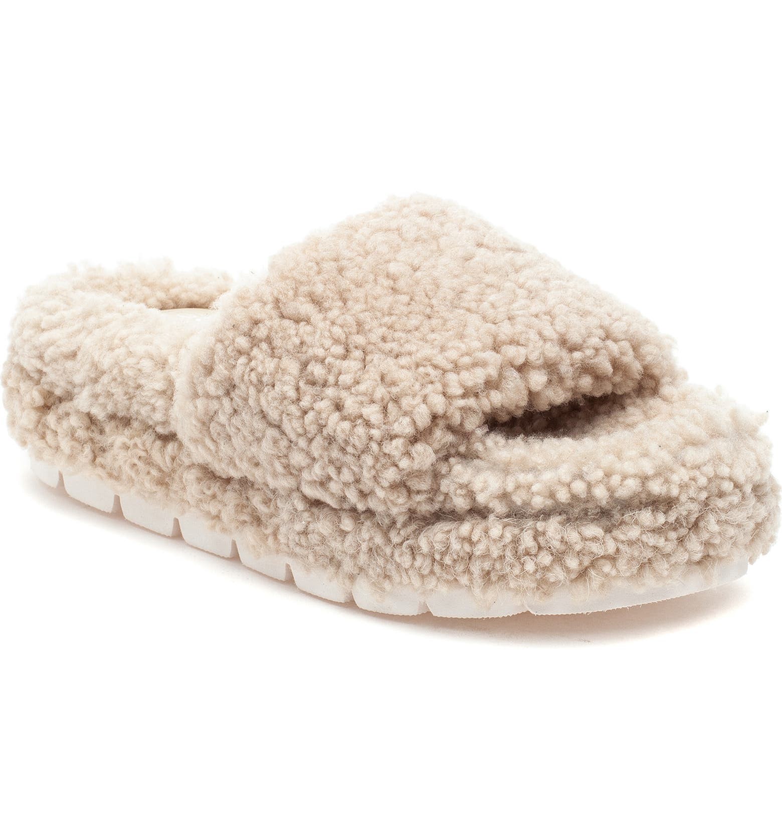 Bryce Genuine Shearling Platform Slipper | Nordstrom