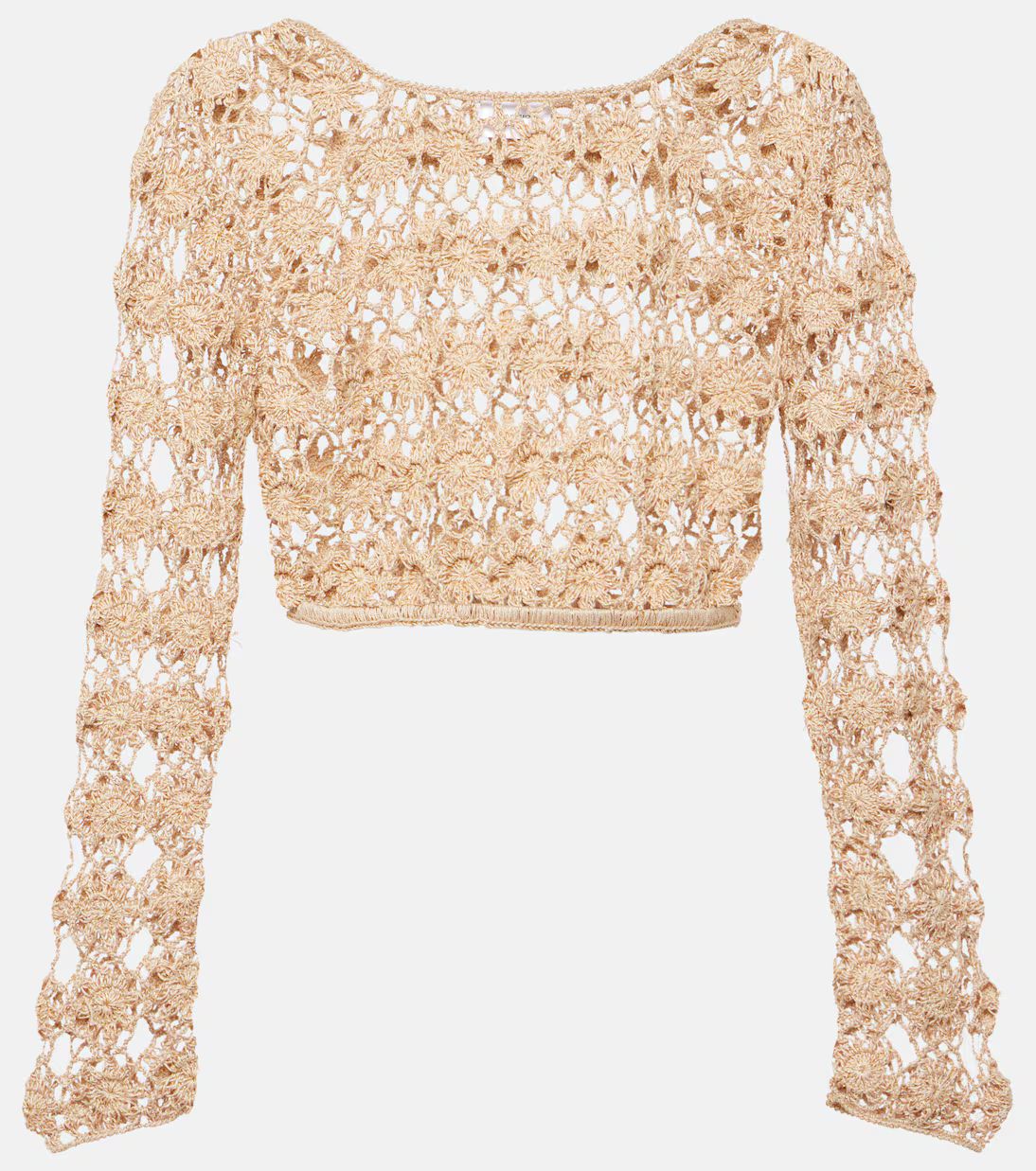 Bella crochet cotton crop top | Mytheresa (US/CA)