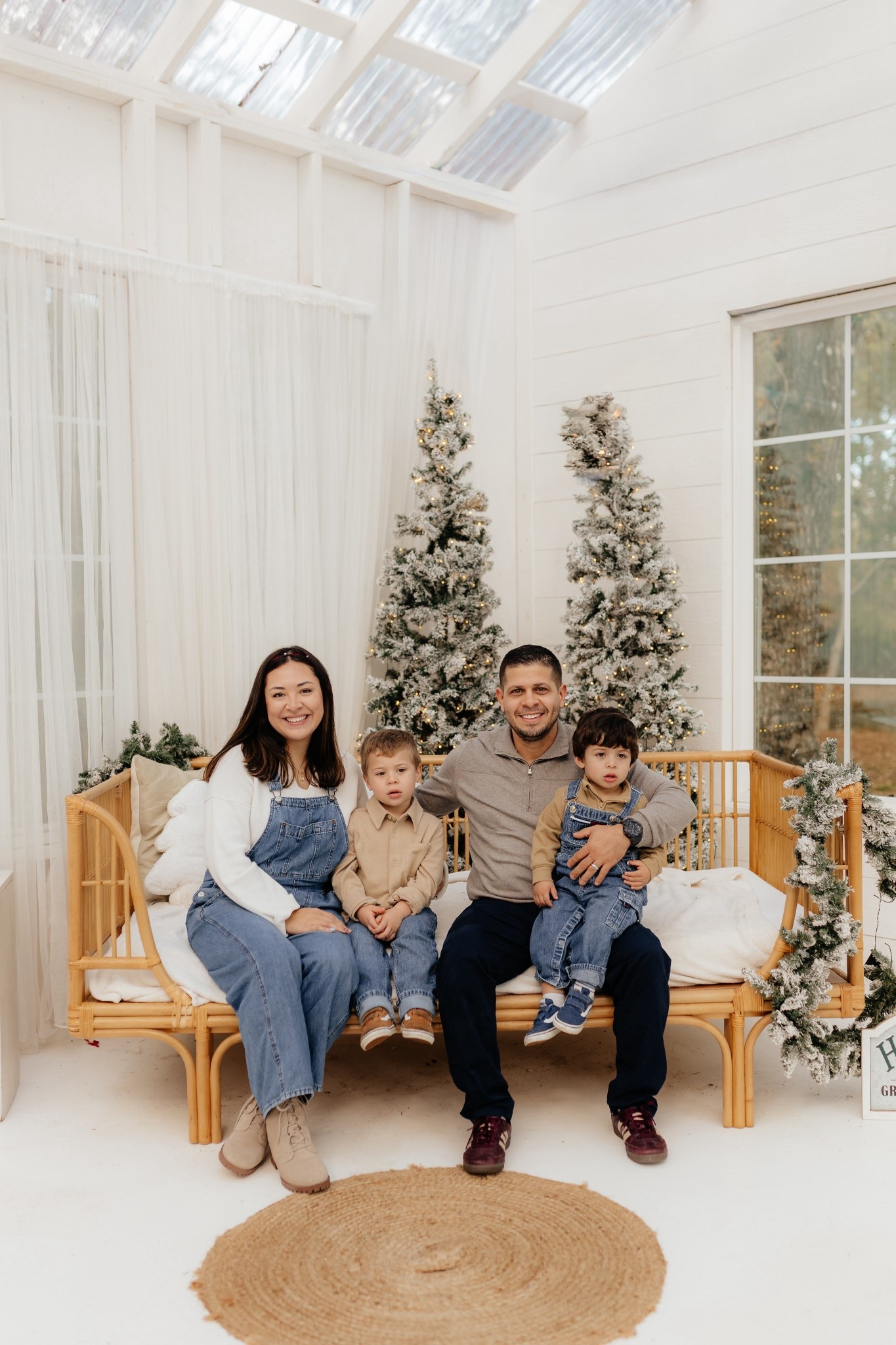 Merry Christmas from our little Family ❤️ 
I’m in love with our greenhouse Christmas photos 😍 

#LTKmomlife #LTKHoliday #LTKKids