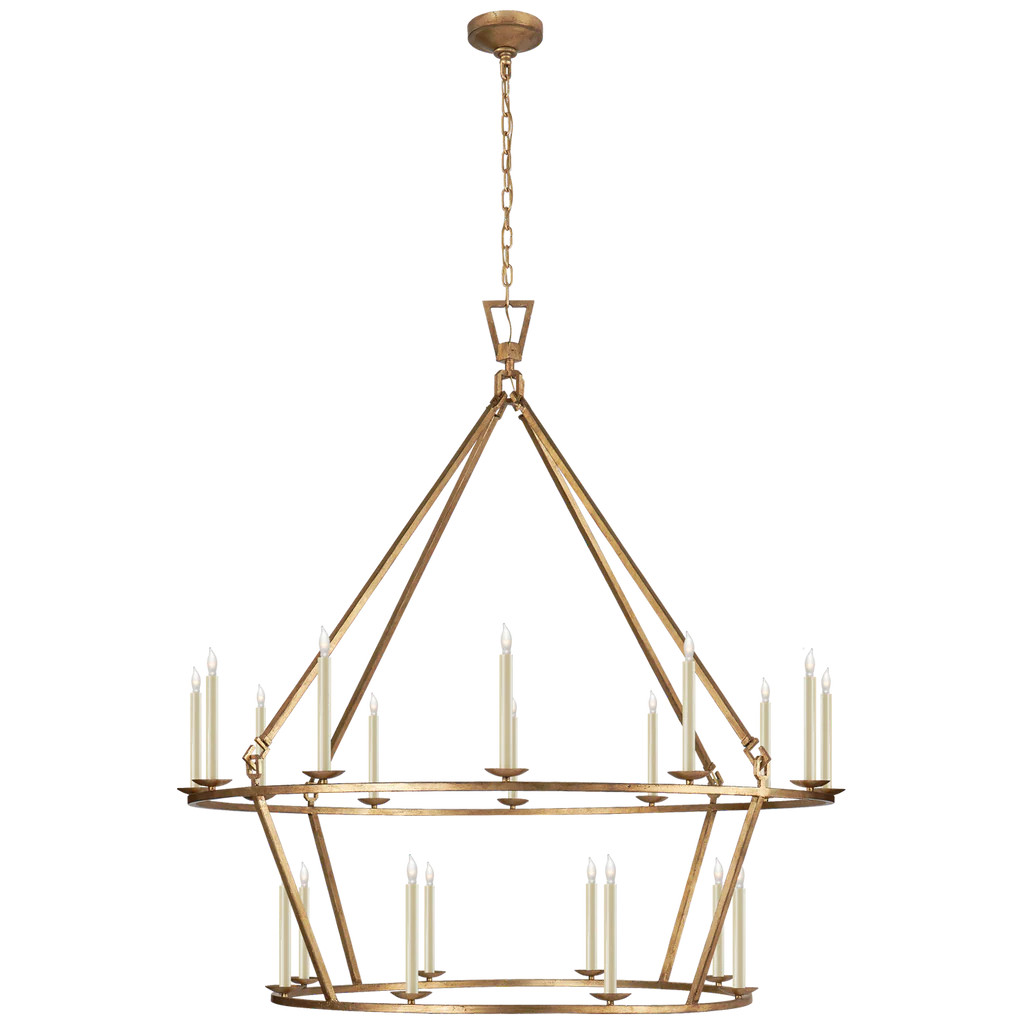 Darlana Extra Large Two-Tier Chandelier | Monika Hibbs Home