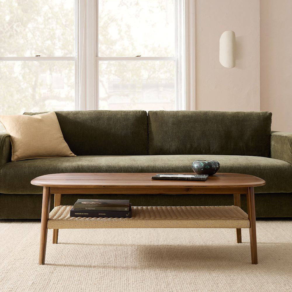 Chadwick Mid-Century Rectangle Coffee Table (48") | West Elm (US)