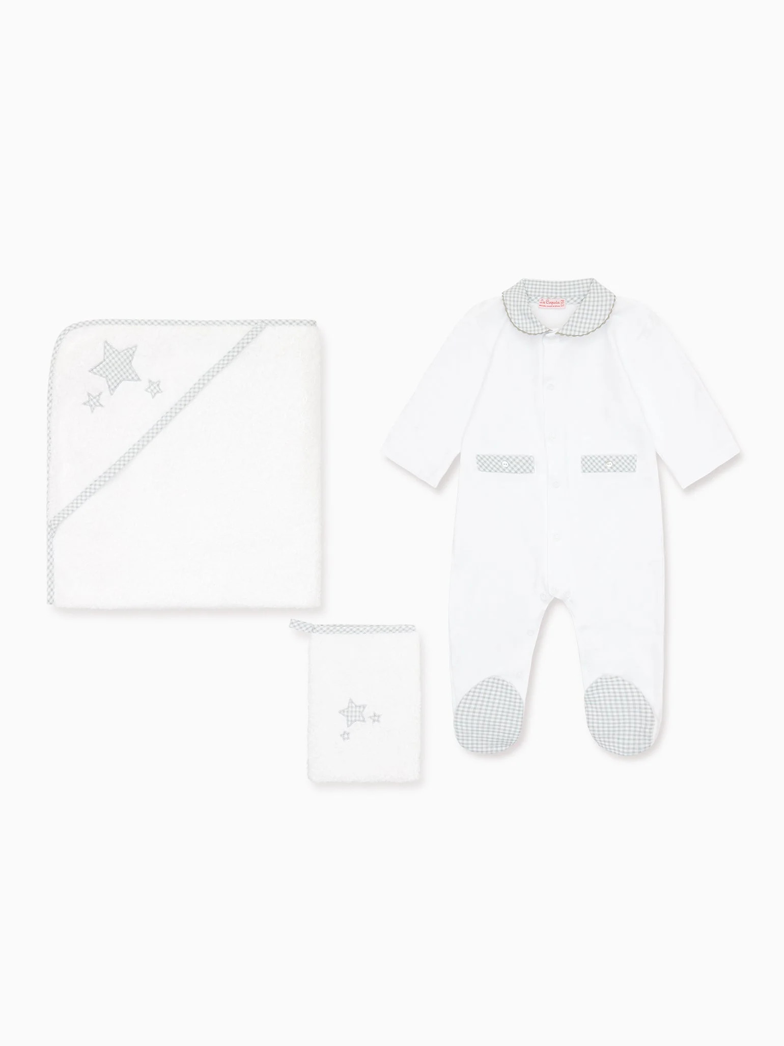 Grey Stripe Bath And Bedtime | La Coqueta (US)