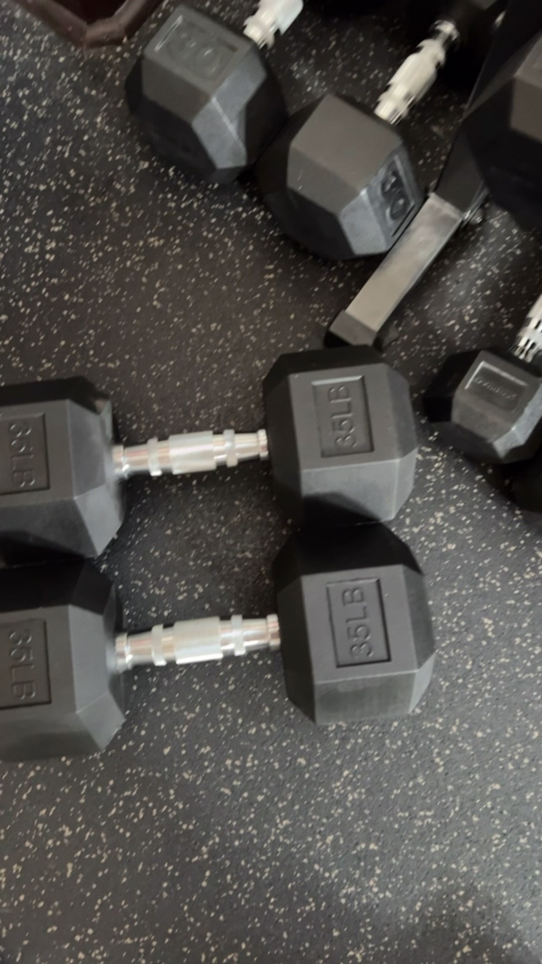 Home gym essentials! Rubber dumbbells are on set! Home gym, hex weights, dumbbells, Mother’s Day gift ideas.

#LTKfitnessgoals #LTKActive #LTKHome