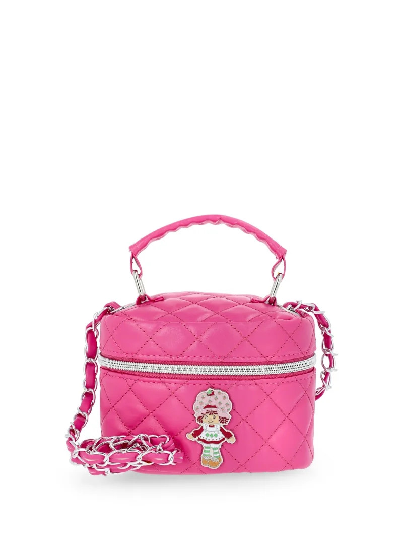 Strawberry Shortcake Girls Quilted Faux Leather Mini Crossbody Bag | Walmart (US)