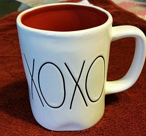 Rae Dunn by Magenta "XOXO" Red Interior Coffee/Tea Mug | Amazon (US)