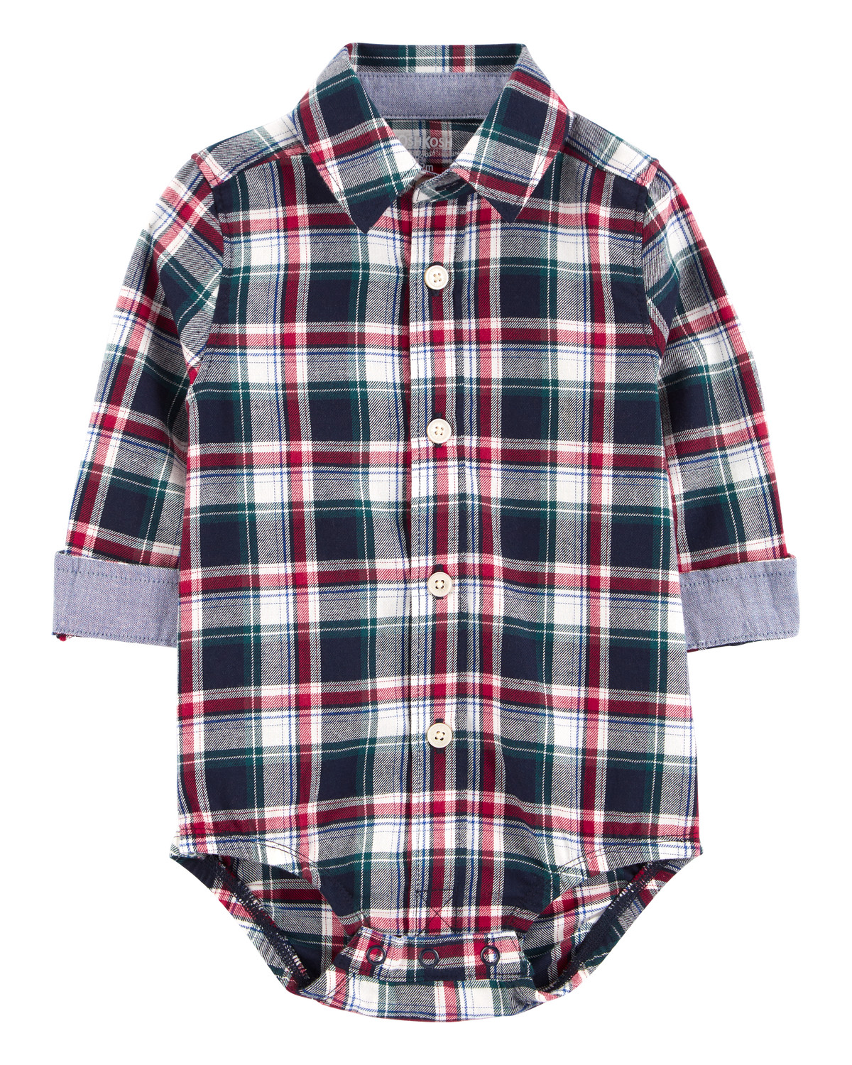 Baby Button-Front Bodysuit - OshKosh | Carter's | Carter's Inc