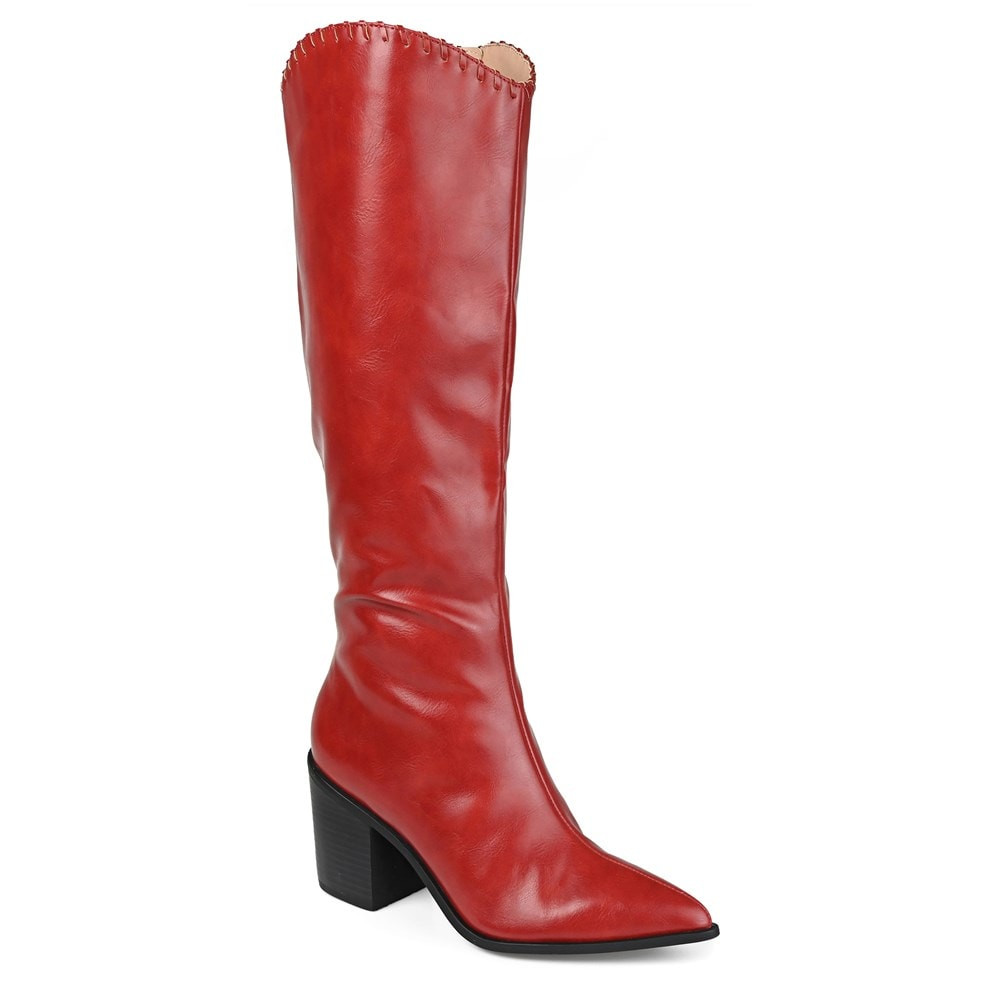 Women's Daria X-Wide Calf Block Heel Tall Boot | Famous Footwear
