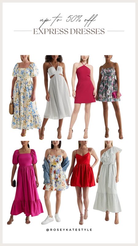 Express dresses are up to 50% off right now! Loving these for summer weddings or as brunch outfits!

Dresses under $100, casual style, elevated casual dresses, summer dresses, sun dresses, summer wedding guest dresses 

#LTKwedding #LTKFind #LTKunder100