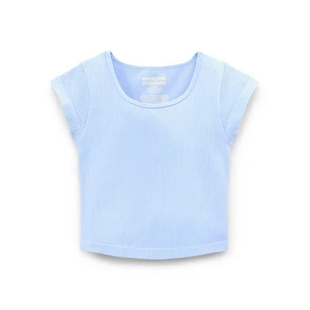 Weekend Academy Girls Cap Sleeve Seamless Top Sizes 4-18 | Walmart (US)