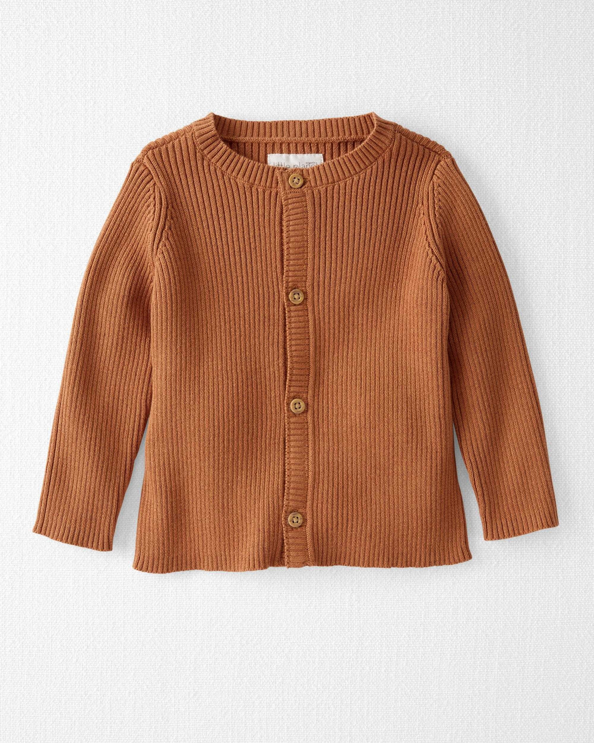 Organic Cotton Ribbed Cardigan | Carter's
