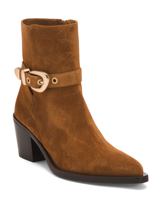 Made In Spain Leather Maven Western Booties | Women's Shoes | Marshalls | Marshalls