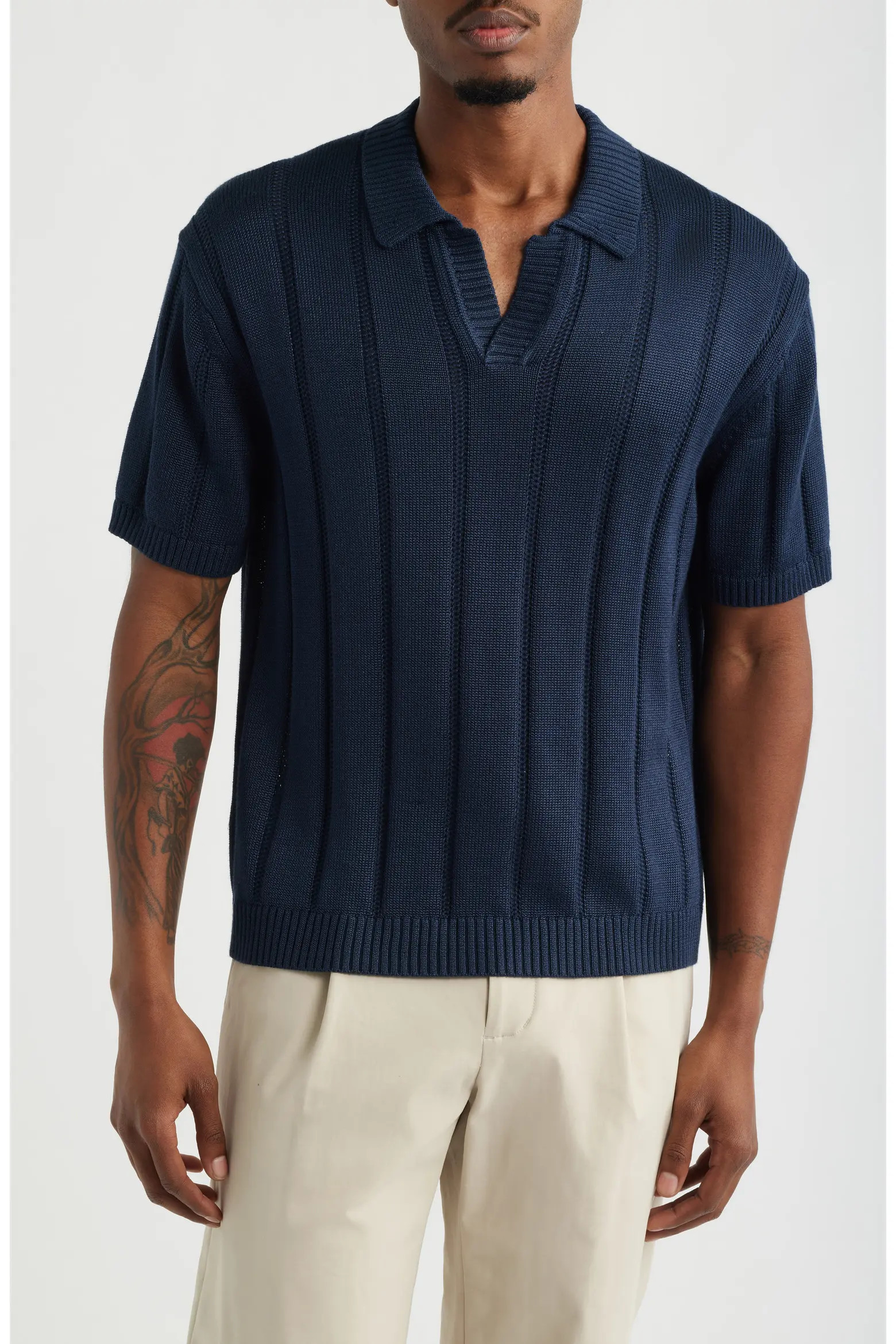 Boxy Short Sleeve Polo Sweater (Men) | Nordstrom | Nordstrom