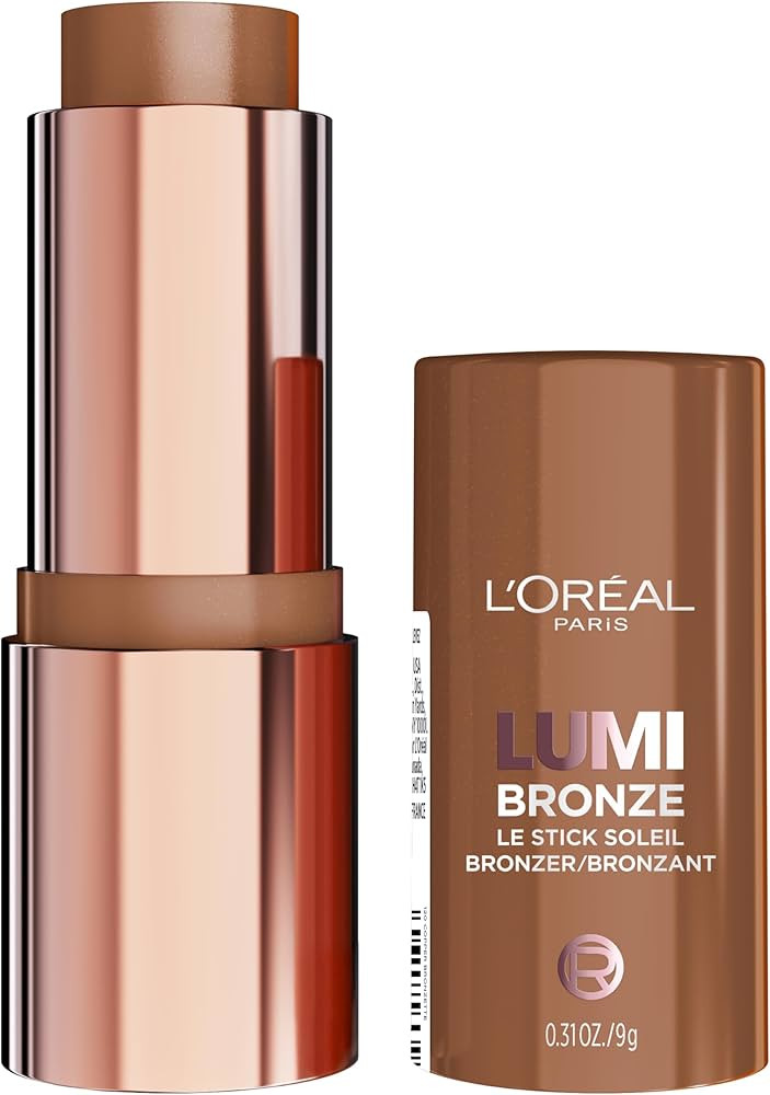 L'Oreal Paris Lumi Bronze Le Stick Soleil Bronzer Stick, Cream-To-Powder Bronzer For A Sunkissed ... | Amazon (US)