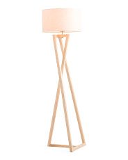63in Verdantia Wooden Floor Lamp | TJ Maxx