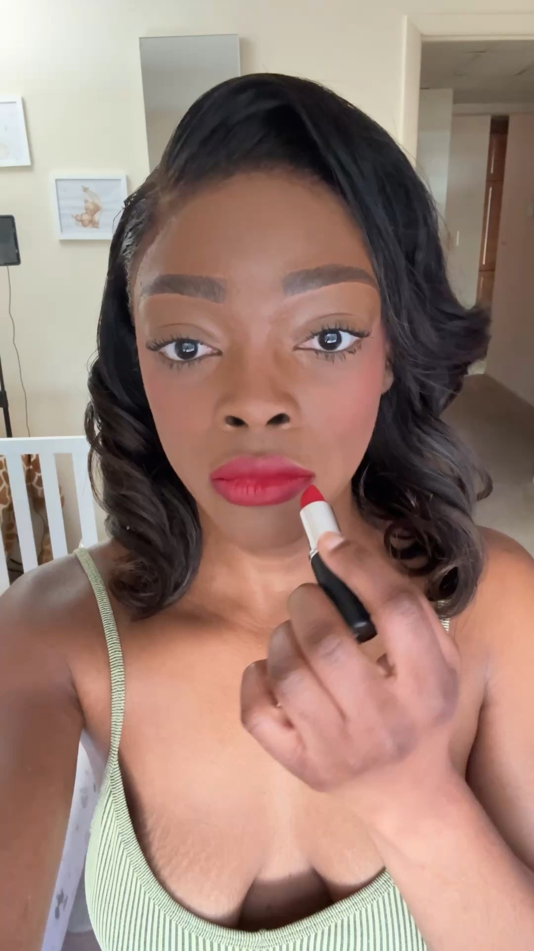 My lipstick of the day is Ruby Woo from MAC.

#LTKBeauty