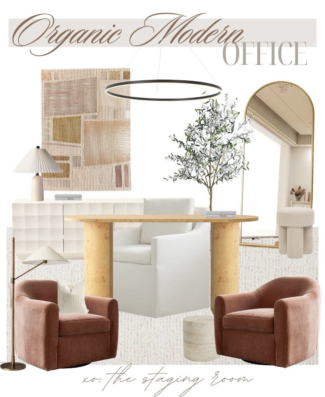 Home office, but make it chic ✨ 

A functional WFH setup that still feels elevated and promotes productivity 🤍
---

wood desk, office desk, home office, desk chair, accent chair, lounge chair, swivel chair, accent chairs, seating area, coffee table, wall art, office storage, console, console storage, bookshelf, office lighting, office decor, interior decor, chandelier  

 

#LTKsale #LTKhome #LTKfamily